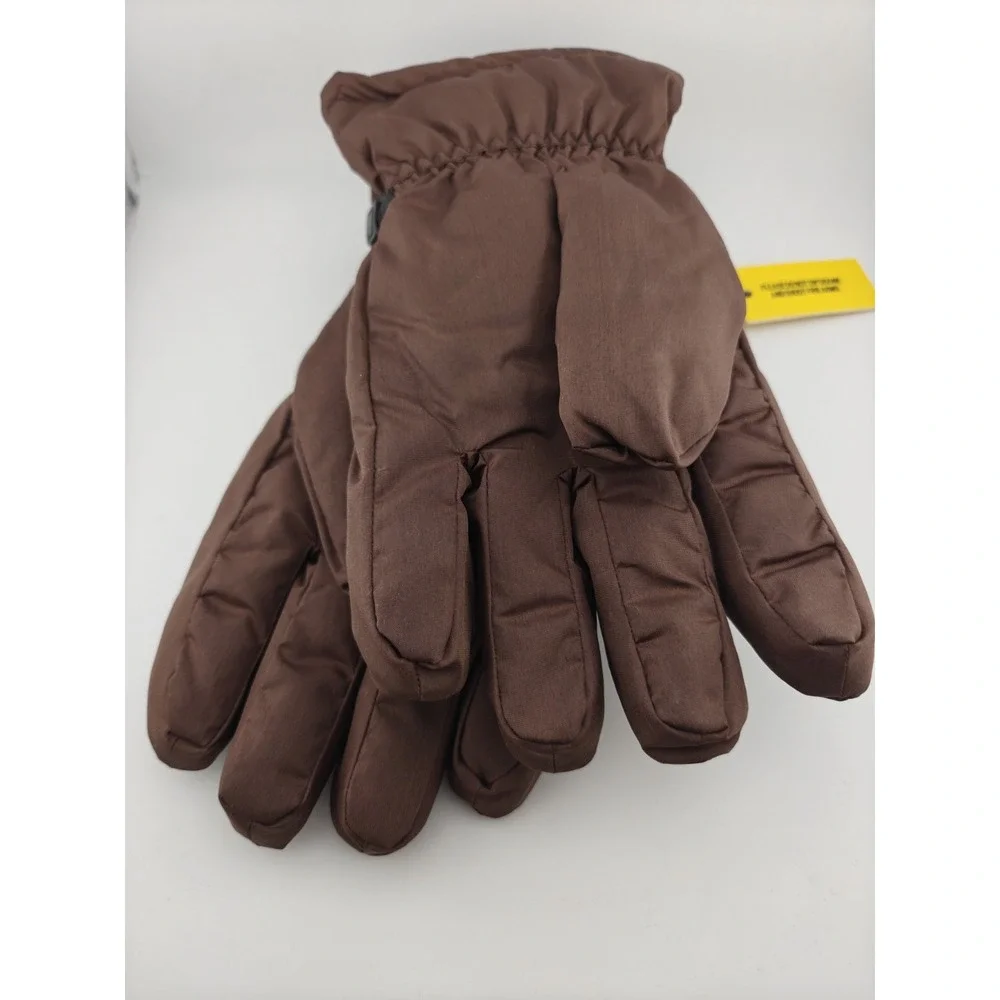 Awful Lot of Cough Syrup Gloves Snowboarding Ski Snow S/M Small Medium Brown New